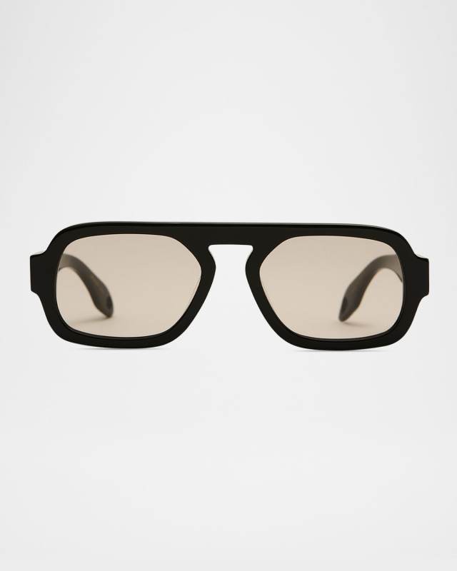 Jane Acetate Aviator Sunglasses